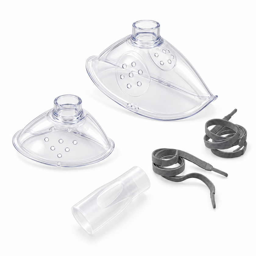 Mayluck adult mask, child mask and mouthpiece accessory set